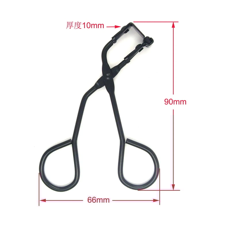 Mini Eyelash Curler Makeup Tool, Stainless Steel Cosmetic Clip for Natural Lash Curling
