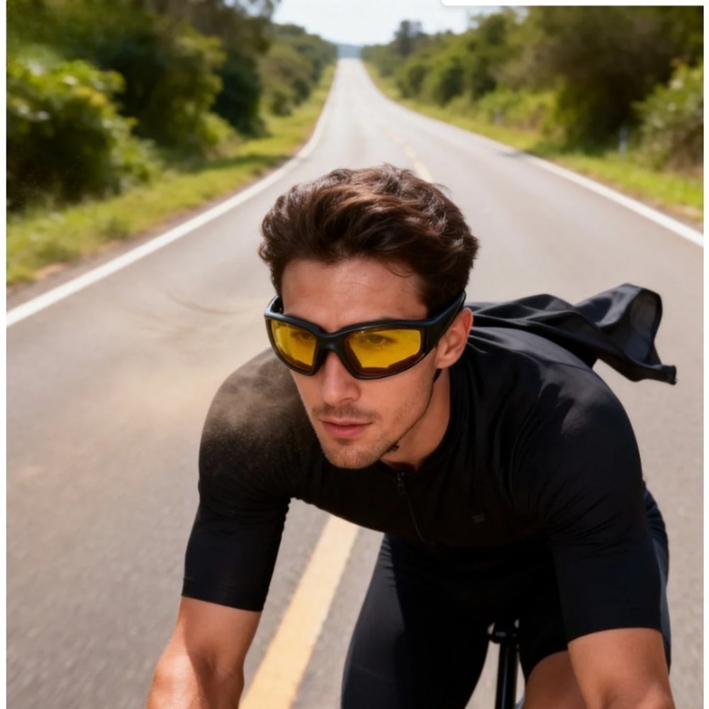 Dust & Sand Protection, Windproof Motorcycle Goggles Eyewear for Cycling Rides