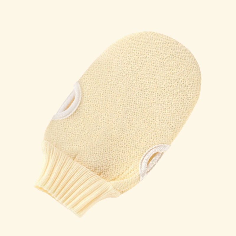 Double-Sided Massage Scrub Exfoliating Bath Gloves, Soft Brush Texture for Home Spa Bathing