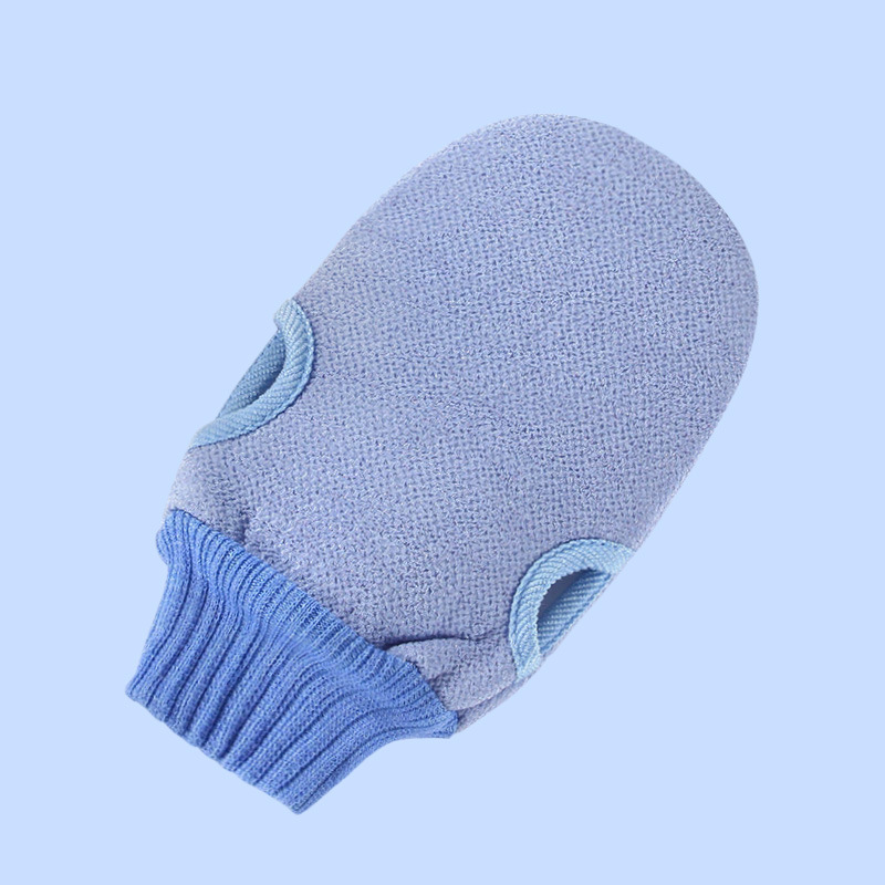 Double-Sided Massage Scrub Exfoliating Bath Gloves, Soft Brush Texture for Home Spa Bathing