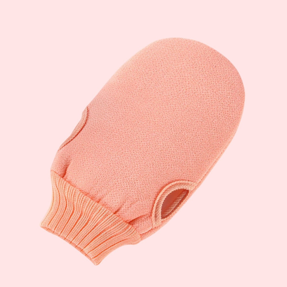 Double-Sided Massage Scrub Exfoliating Bath Gloves, Soft Brush Texture for Home Spa Bathing