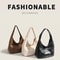 Simple, Portable Handbag, Trendy Retro Shoulder Bag with Large Capacity