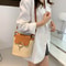 Korean Version Beach Vacation Woven Women's Bag, Fashion Handheld Crossbody Bucket Bag, Versatile Trendy Tote