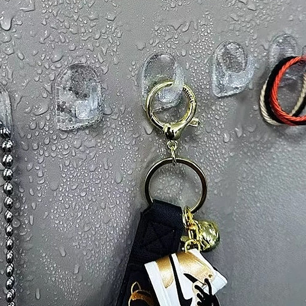 Loadbearing Adhesive Hooks Transparent Mini Small Hooks Multifunctional Kitchen Waterproof Hooks Wi 3