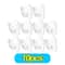 Loadbearing Adhesive Hooks Transparent Mini Small Hooks Multifunctional Kitchen Waterproof Hooks Wi 6