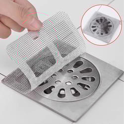 anti-blocking filter disposable hair drain catcher mesh, shower cover sink strainer stopper for kitchen and bathroom