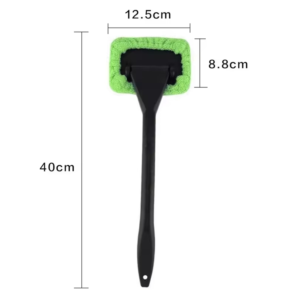 Glass Cleaning Brush Reusable Cloth Pad Car Window Cleaner Wiper For Auto Interior And Household Us 4
