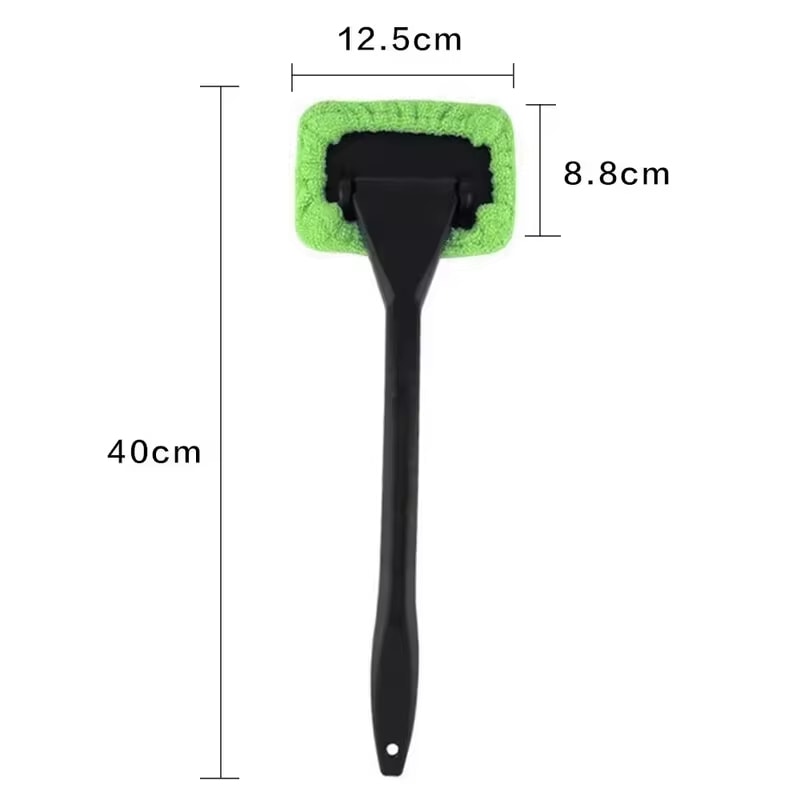 Glass Cleaning Brush Reusable Cloth Pad Car Window Cleaner Wiper For Auto Interior And Household Us 4
