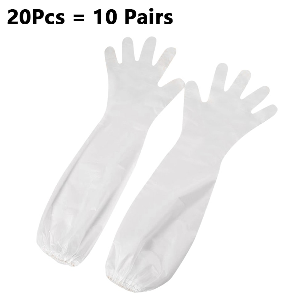 Food Grade Waterproof And OilResistant Gloves Disposable Extended Thickened Gloves For Dishwashing 7