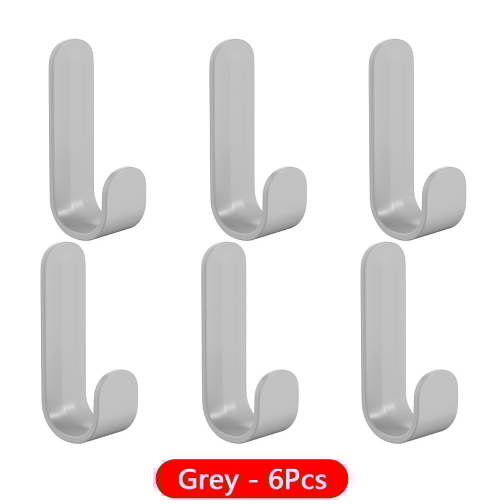 Colorful Sticky Hooks Without Punching, Perfect for Kitchen, Bathroom and Dormitory Use