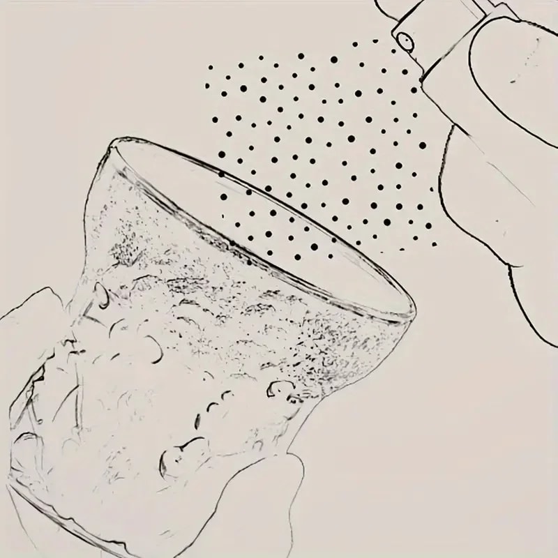 Superfine Spray Coffee Grinder, Anti Fly Powder for Coffee Beans, Portable for Outdoors