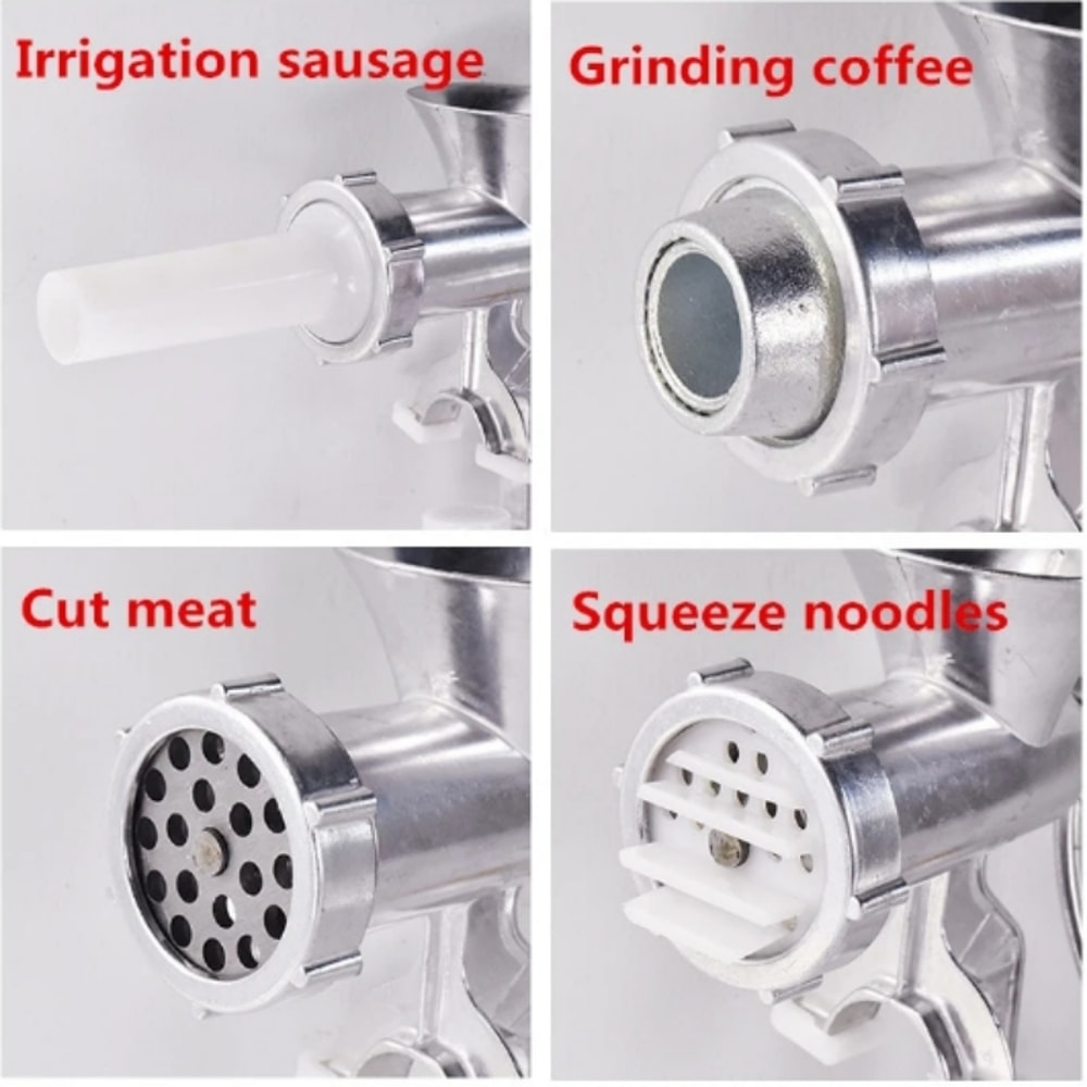 Metal Meat Poultry Grinder Multifunctional Manual Mincer And Sausage Tool For Kitchen Household Me 3
