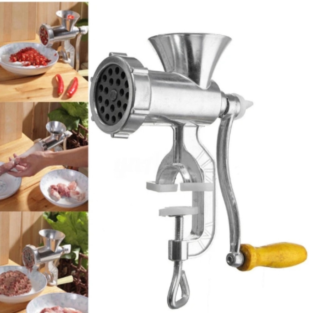 Metal Meat Poultry Grinder Multifunctional Manual Mincer And Sausage Tool For Kitchen Household Me 4
