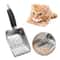 Metal Long Handle Scoop Stainless Steel Shovel Cat Litter Scoop Dog Cat Clean Feces Supplies Reduce 0