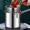 Stainless Steel Fryer Set Japanese Deep Oilsaving Cooking Tools Tempura Basket 1