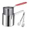 Stainless Steel Fryer Set Japanese Deep Oilsaving Cooking Tools Tempura Basket 5