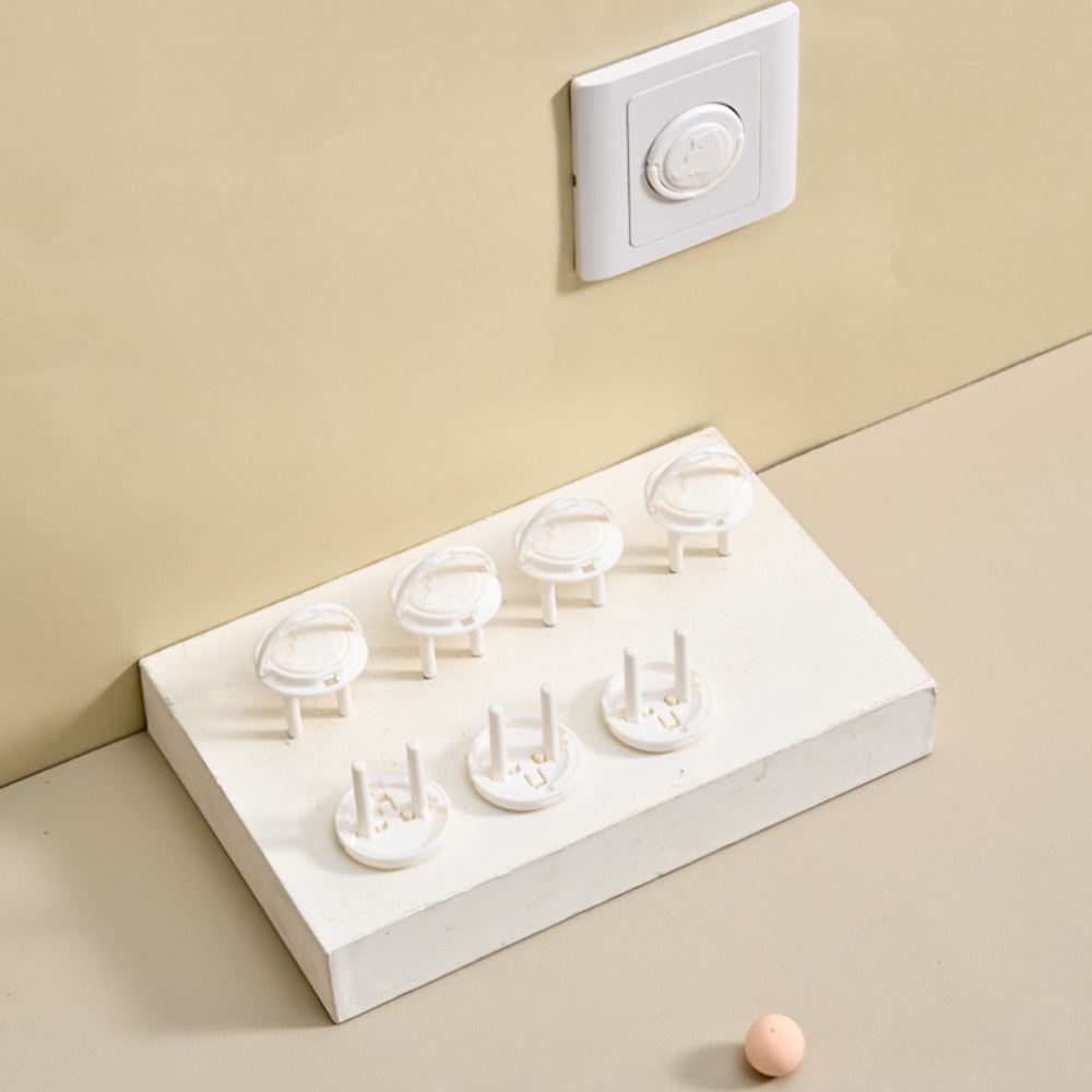 Baby Safety Electric Plug Socket Cover Pull Ring Power Protector For Kids 2