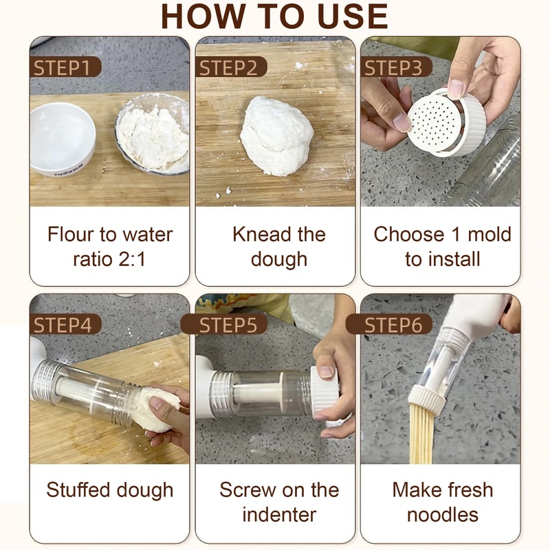 Automatic Electric Charging Wireless Pasta Maker Cutter Hand Operated Spaghetti Noodles Machine 3