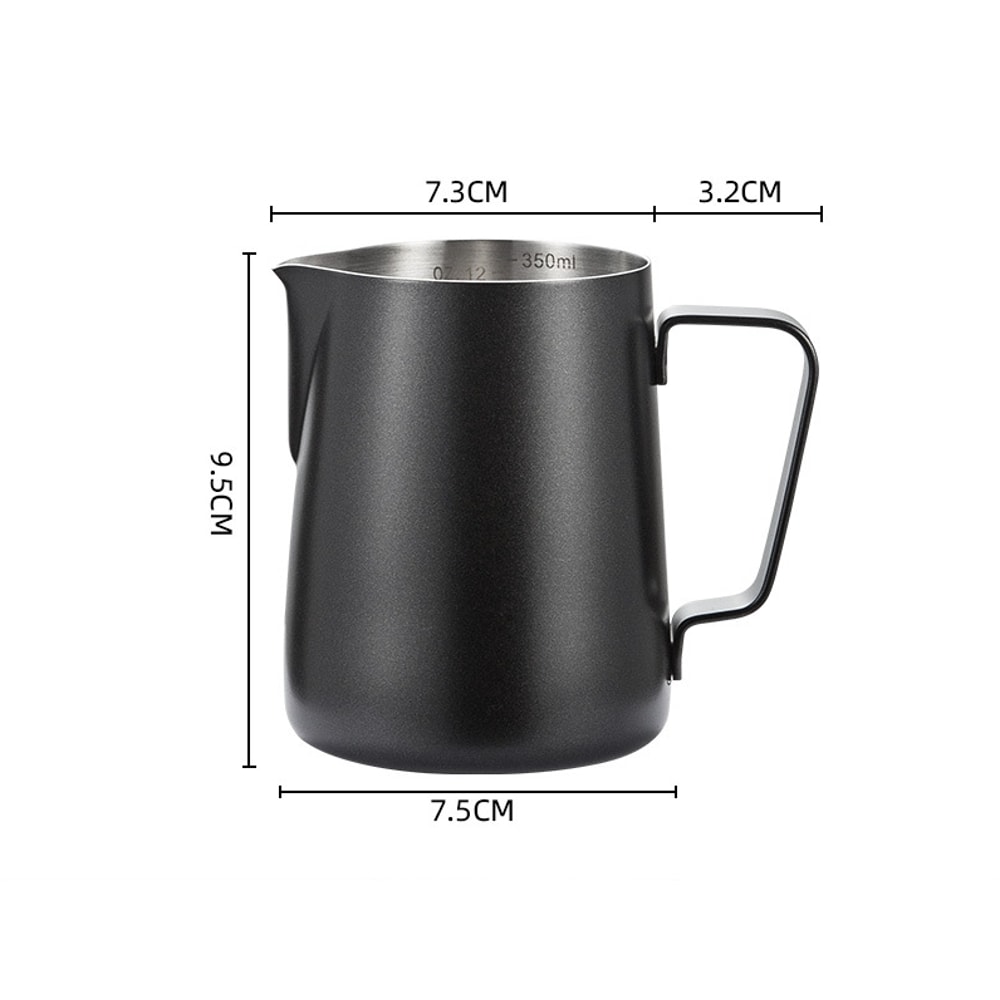Espresso Steaming Milk Frothing Cup, Stainless Steel Coffee Pour Over Kettle