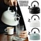 Electric Stainless Steel Tea Water Kettle, Whistling Tea Making, Flat-Bottomed Sounding Kettle