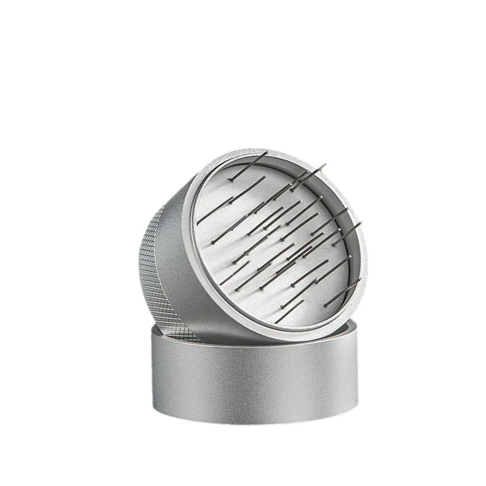 Espresso Powder Mixer Distributor, Coffee Tamping Needle Leveler, Handle Powder Dispenser for Precise Espresso Tamping