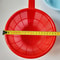Red Circular Household Kitchen Plastic Vegetable Strainer Fruit And Rice Wash Drainage Storage Bask 2