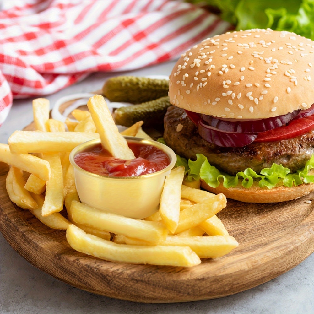 Mini Stainless Steel Round Plate For Seasoning Dipping Jam Snack Nut Fruit Serving 1