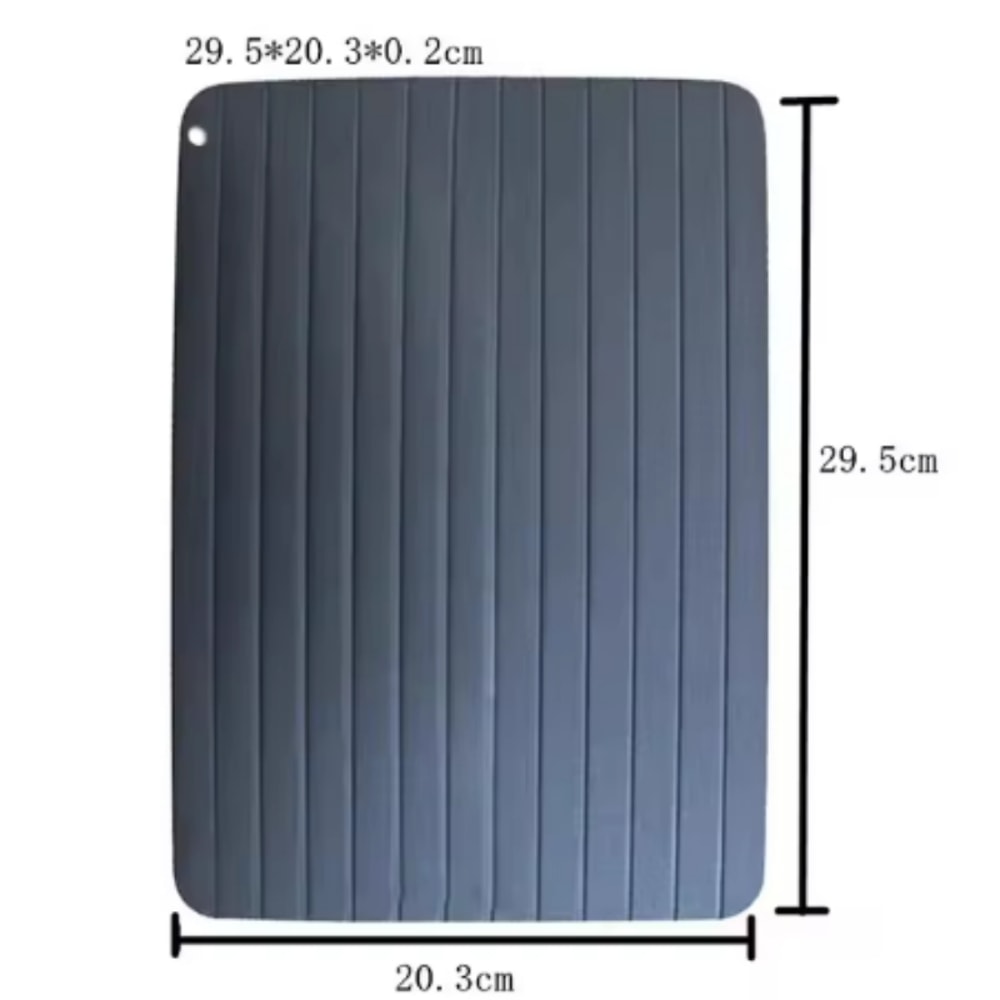 Quick Defrosting Plate, Fast Thaw Tray for Frozen Meat, Food, and Fruit