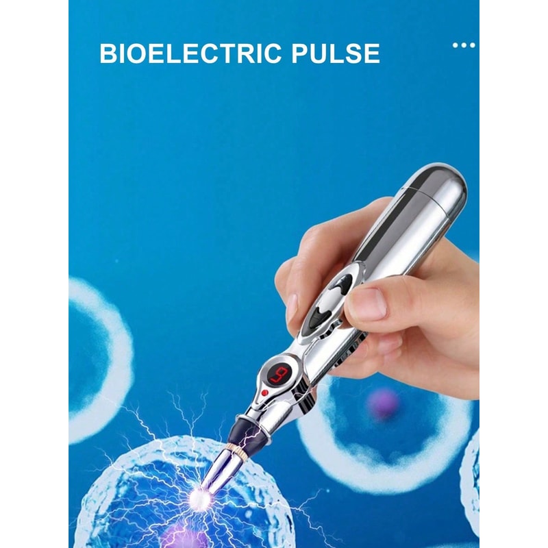 Pain Relief Electronic Acupuncture Pen Meridian Massage For Energy Battery Powered 1