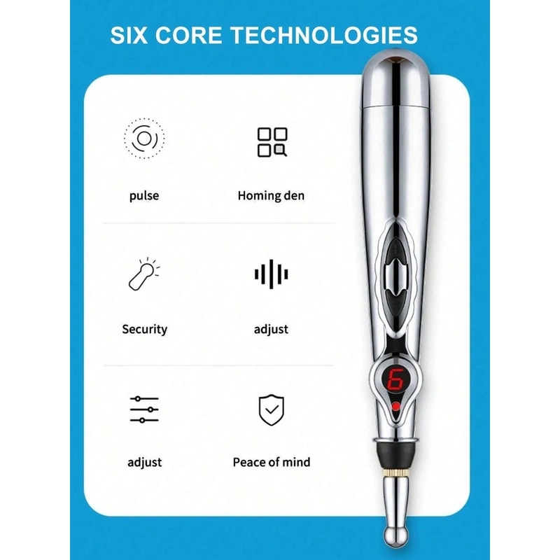 Pain Relief Electronic Acupuncture Pen Meridian Massage For Energy Battery Powered 3