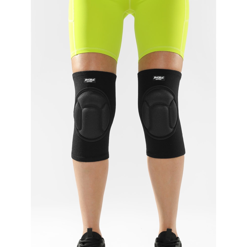 Knee Support With Thick Sponge Pads Breathable Design For Dance Volleyball Roller Skating For Men A 4