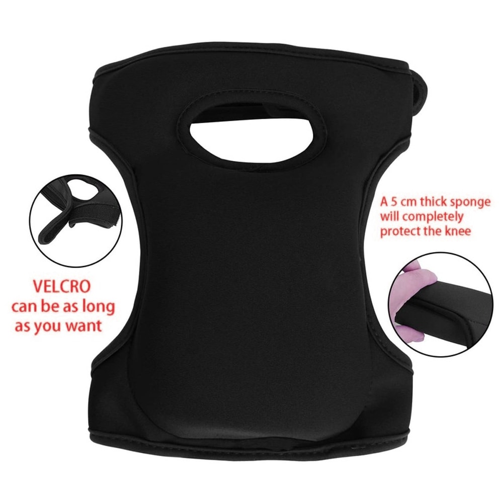 Strong Adjustable Straps Knee Pads with Non-Slip Thick Extra Foam Cushion for Gardening, Scrubbing Floors