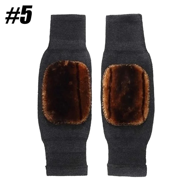Winter Warm Cashmere Knee Pads Velvet Wind And Cold Protective Gear For Men And Women 10