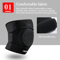 Soft No Pilling Fabric For Comfortable Use Adjustable Running Knee Support Pad Neoprene Rubber 2