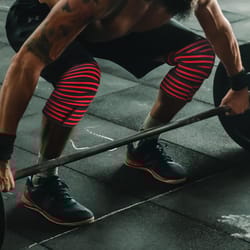 knee braces, professional wrap knee pads, weight lifting, squats, compression straps, fitness strength exercises