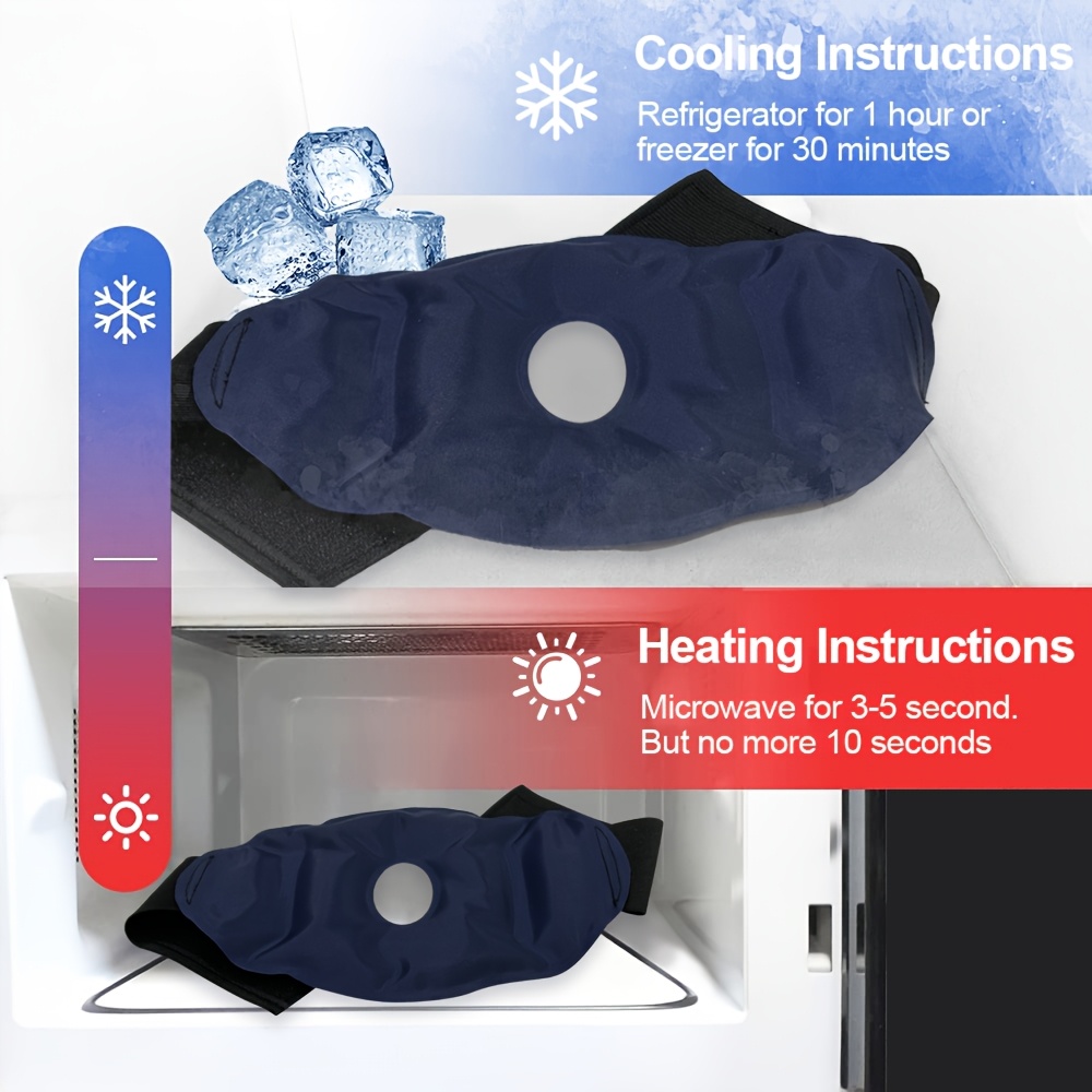 Adjustable Cold Compress Cold Therapy Reusable Knee Ice Pack Wrap Gel Pads For Pain Relief Sports I 5