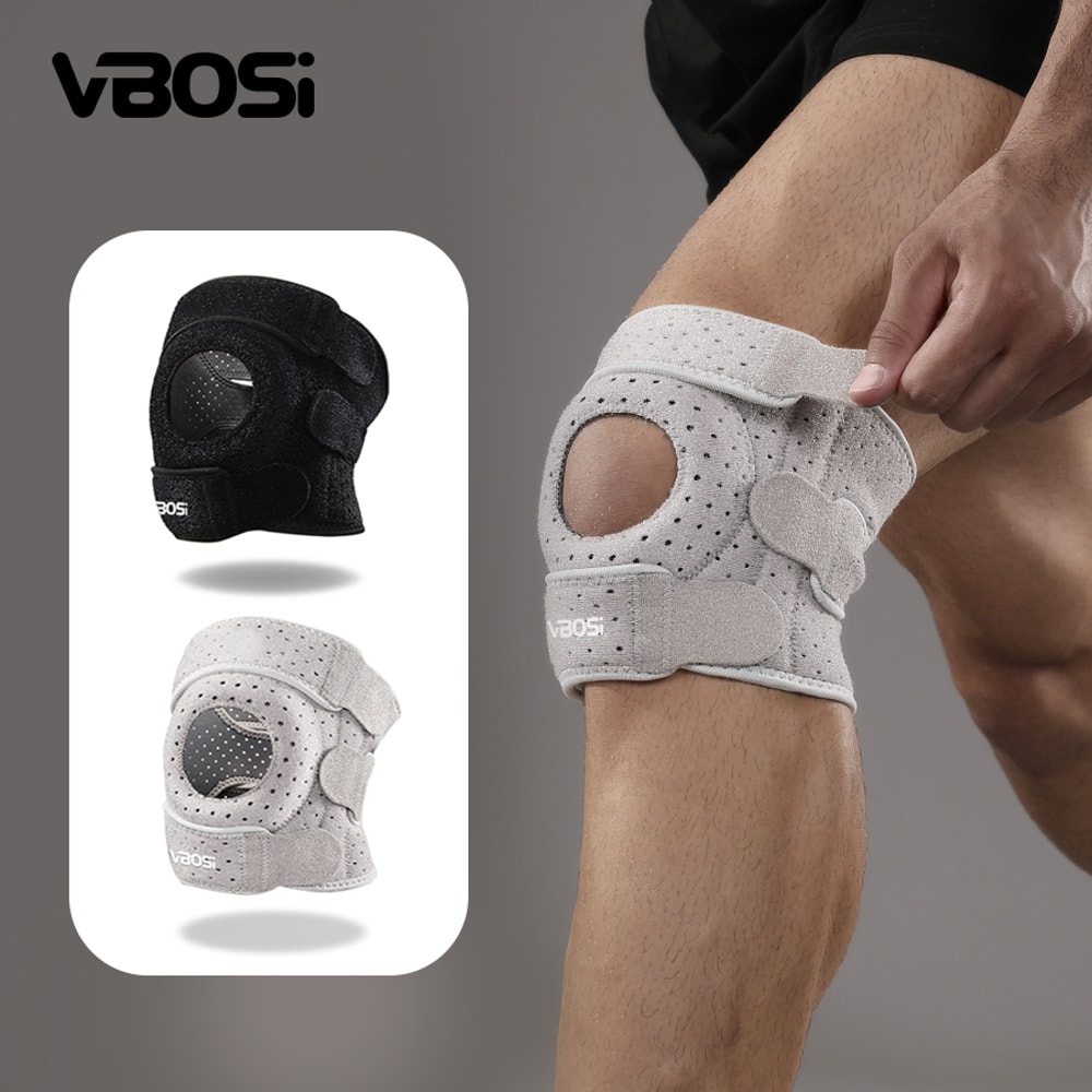 Adjustable Knee Support Patellar Protection Women Men Upgraded Antislip Breathable Silicone Pad Wit 4
