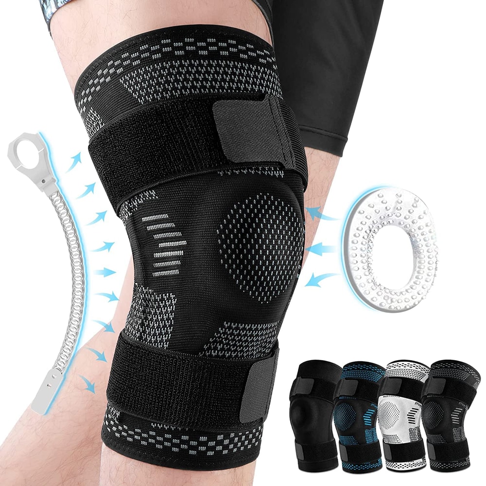 Injury Recovery Knee Pads Sports Gel Knee Support Patella Compression Sleeve For Meniscus Tear 6