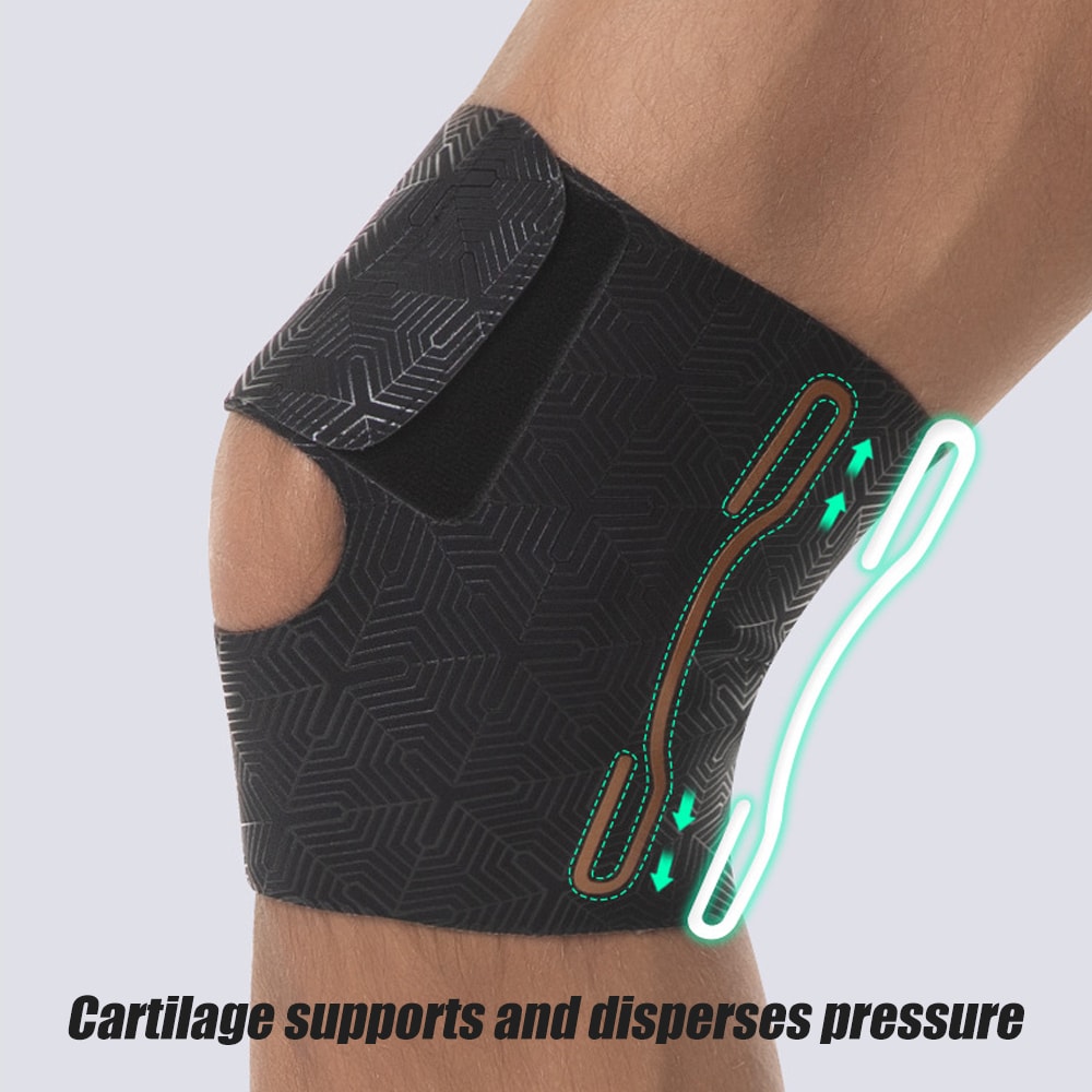 Patellar Tendon Support Strap Ultra Thin Knee Brace For Men Women Knee Pain Meniscus Tear Leg Compr 2
