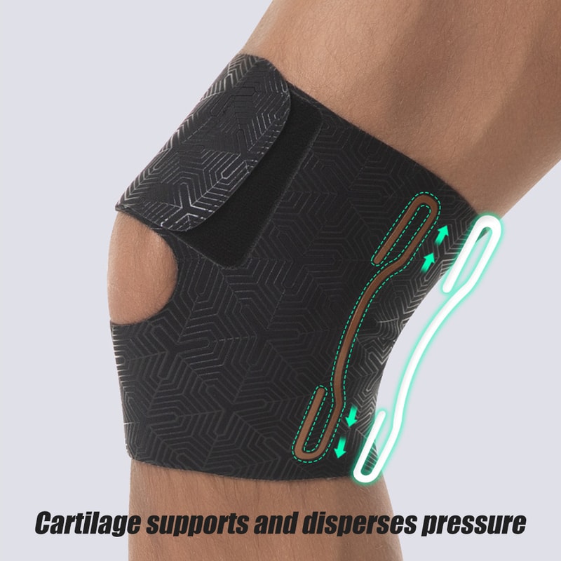 Patellar Tendon Support Strap Ultra Thin Knee Brace For Men Women Knee Pain Meniscus Tear Leg Compr 2