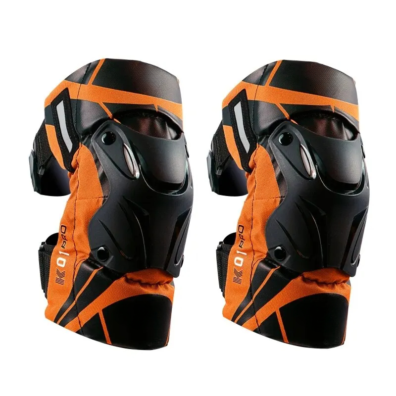 Adjustable Pro Guard Moto Shield Knee Guards CECertified Impact Protection Reflective Motocross Rac 5