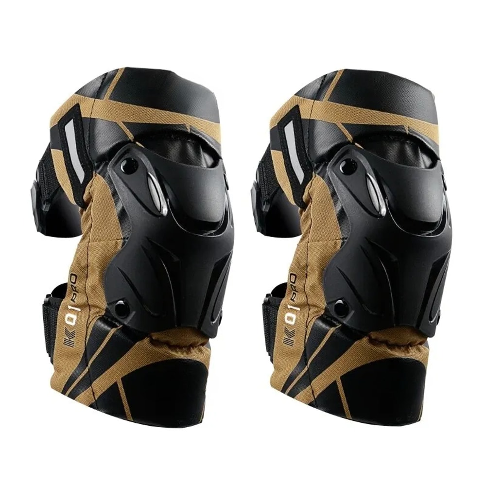 Adjustable Pro Guard Moto Shield Knee Guards CECertified Impact Protection Reflective Motocross Rac 7