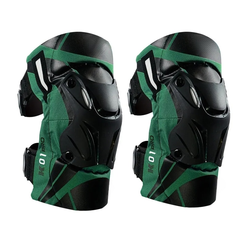 Adjustable Pro Guard Moto Shield Knee Guards CECertified Impact Protection Reflective Motocross Rac 8