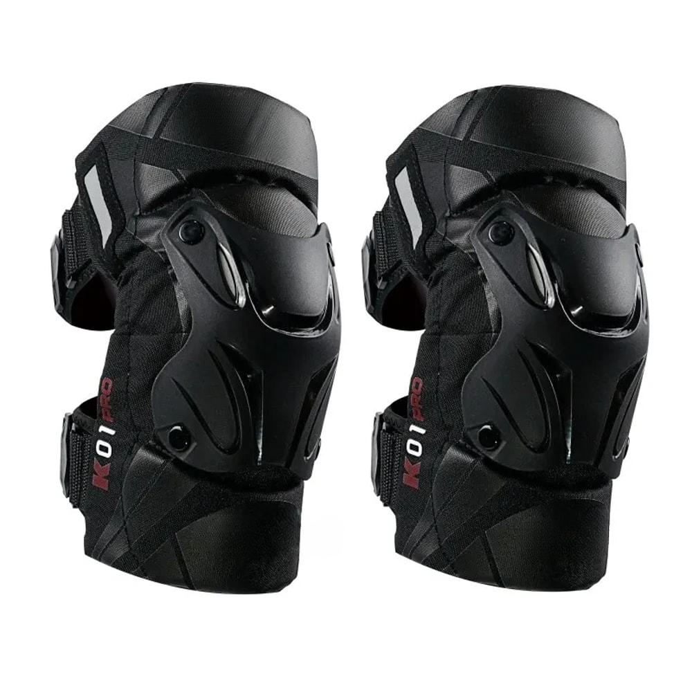 Adjustable Pro Guard Moto Shield Knee Guards CECertified Impact Protection Reflective Motocross Rac 9