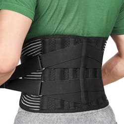 work lower back pain relief waist belt, breathable back braces for men and women, anti-skid lumbar support