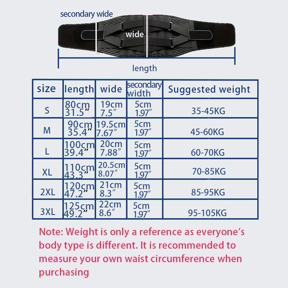 Work Lower Back Pain Relief Waist Belt Breathable Back Braces For Men And Women AntiSkid Lumbar Sup 5