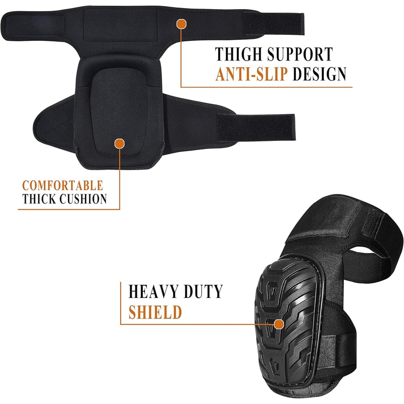 Heavy Duty Foam Padding Gel Construction Knee Pads Professional Knee Pads For Work With Strong Doub 4