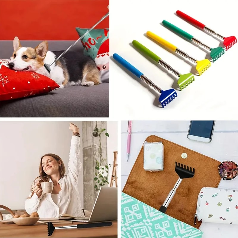 Portable Extendable Back Scratcher Stainless Steel Telescoping Back Scratcher Tool Telescopic Back 0