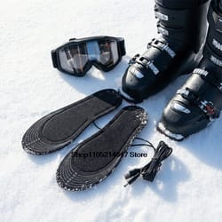 winter warm usb heated insoles, electric foot warming pad for outdoor sports, heating insole sock