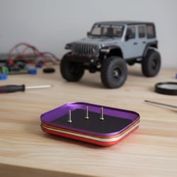 magnetic screw tray plate for rc repair tool, aluminium alloy, airplane, car, boat, crawler